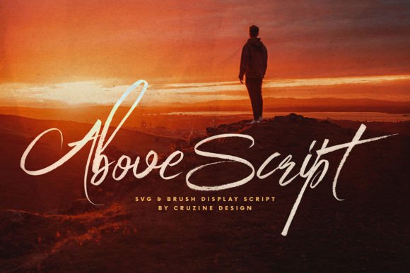 Above: A Modern Brush Script for Elegant Branding