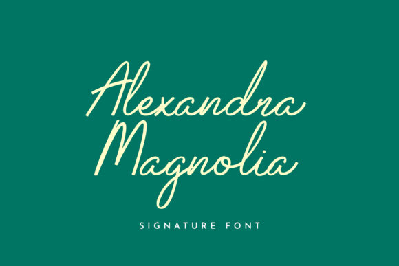 Alexandra Magnolia: The Delicate Script for Modern Branding