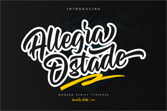 Allegra Ostade: A Modern Script for Authentic Designs