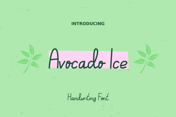 Avocado Ice: The Clean Script Font for Modern Design