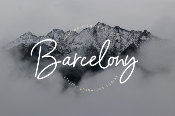 Barcelony: The Elegant Signature Script for Authentic Branding
