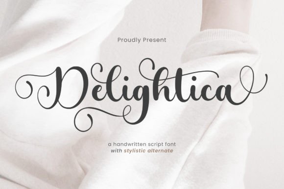 Delightica: The Script Font for Elegant Creative Projects