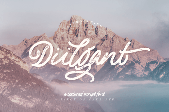 Diilgant: The Textured Script Font for Authentic Branding