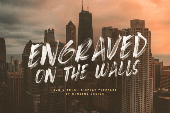 Engraved on the Walls: A Font with Modern Edge