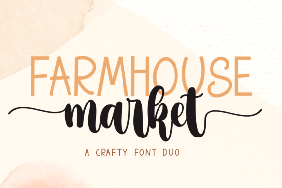 Farmhouse Market: The Quirky Font Duo for Authentic Design