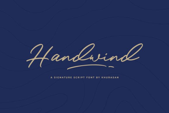 Handwind: The Modern Script Font for Clean, Elegant Designs
