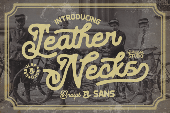 Leather Necks: A Vintage Script Font for Modern Projects