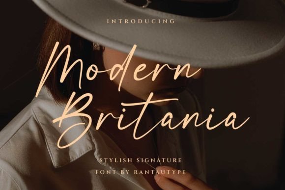 Modern Britania: A Signature Script for Timeless Design
