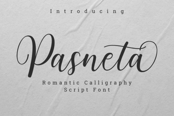 Pasneta: Crafting Elegance with a Dreamy Script Font