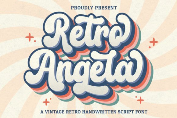 Retro Angela: The Vintage Handwritten Font That Feels Like a Secret