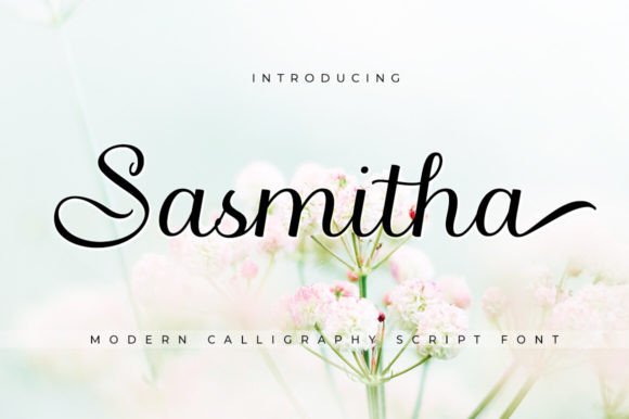 Sasmitha: A Modern Script Font for Elegant Designs