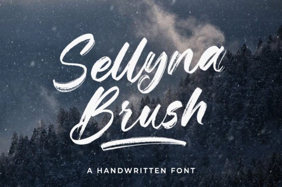 Sellyna Brush: A Handwritten Script for Authentic Branding