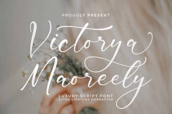 Victorya Maoreely: Your Go-To Luxury Script Font for Premium Branding